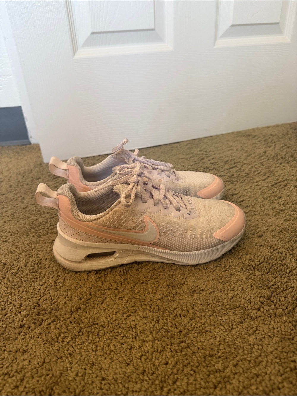 Nike Women’s Athletic Sneakers - Light Pink & White